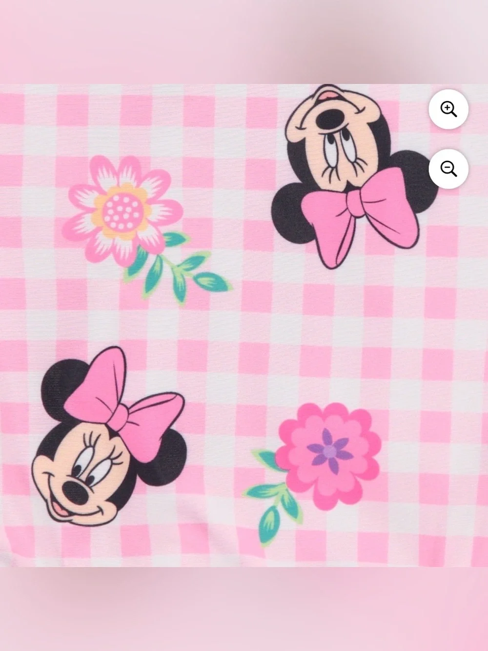 NWT - Toddler Girls Minnie Mouse 2-Piece Cover Up and Swimsuit Set